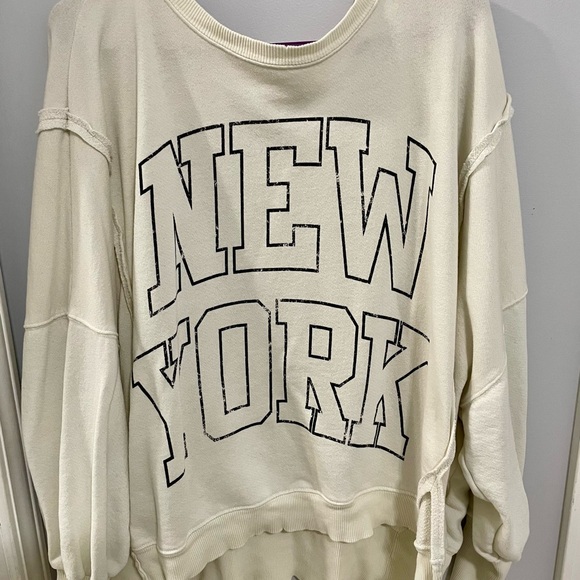 We The Free Off-White New York Graphic Sweatshirt - Picture 1 of 1